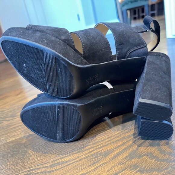 Naturalizer Freema Black Platform Sandal - Picture 3 of 7